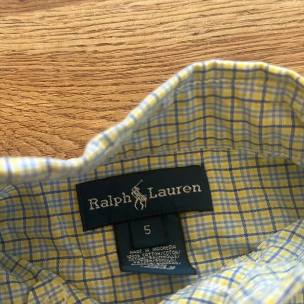 Boy button down lot Shirts by Ralph Lauren